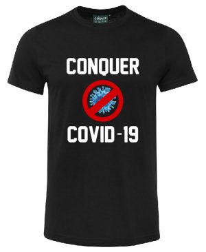 Conquer Covid Black Tshirt