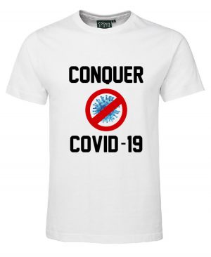 Conquer Covid White Tshirt