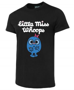 Little Miss Whoops Tshirt Black
