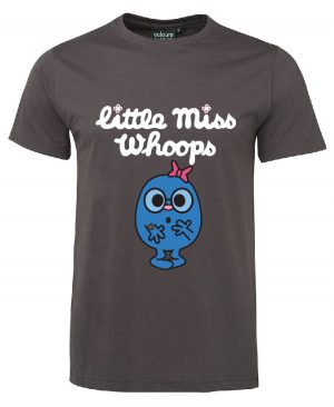 Little Miss Whoops Tshirt Grey