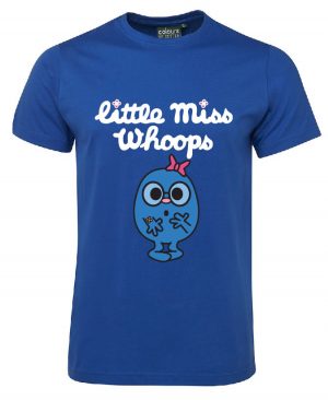 Little Miss Whoops Tshirt Royal Blue