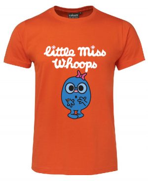 Little Miss Whoops Tshirt Orange
