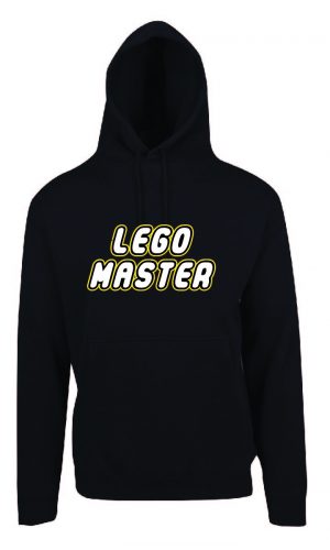 Lego Master Black Hoodie Front