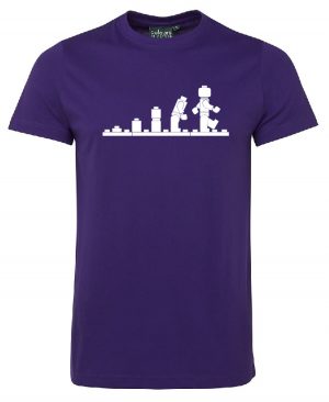 Lego Evolution S1NFT Purple T-Shirt White writing