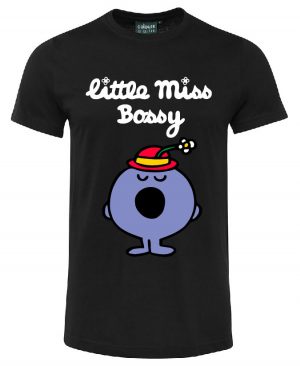 Little Miss Bossy Black Tshirt