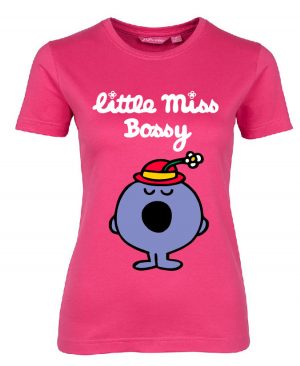 Little Miss Bossy Hot Pink Tshirt