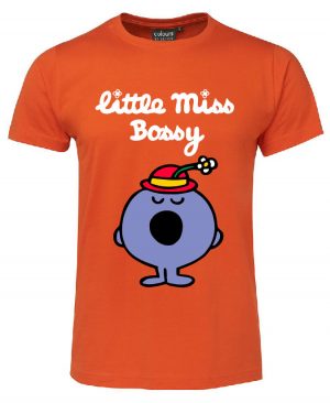 Little Miss Bossy Orange Tshirt