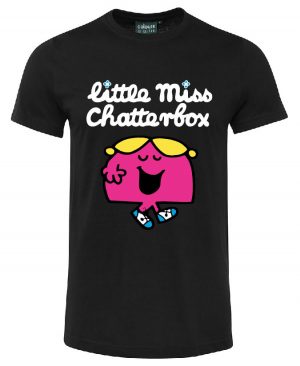 Little Miss Chatterbox Black Tshirt