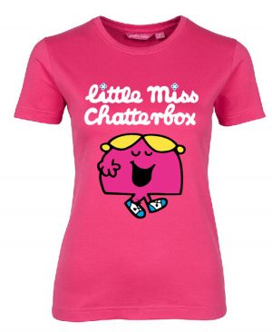 Little Miss Chatterbox Hot Pink Tshirt