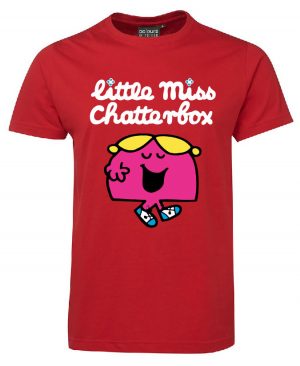 Little Miss Chatterbox Red Tshirt