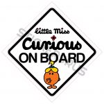 Little Miss Curious On Board Sticker