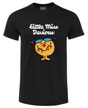 Little Miss Devious Black Tshirt Mockup