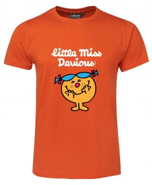 Little Miss Devious Orange Tshirt Mockup