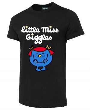 Little Miss Giggles Top Black