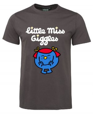 Little Miss Giggles Top Grey