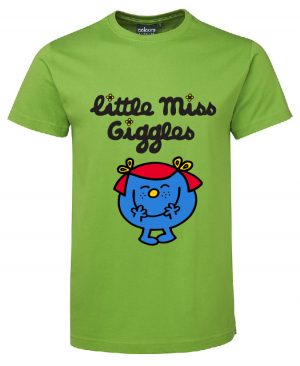 Little Miss Giggles Top Lime