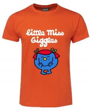 Little Miss Giggles Top Orange