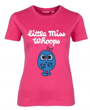 Little Miss Whoops Tshirt Pink