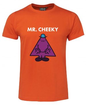 Mr Cheeky Orange tshirt