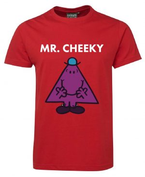 Mr Cheeky Red tshirt