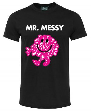 Mr Messy Black Tshirt