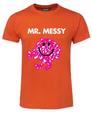 Mr Messy OrangeTshirt