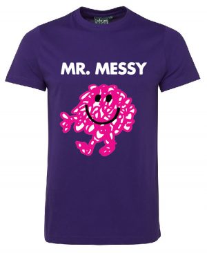 Mr Messy Purple Tshirt