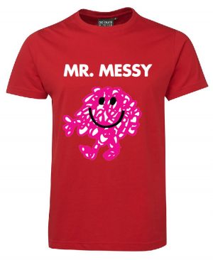 Mr Messy Red Tshirt