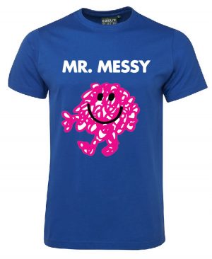Mr Messy Royal Blue Tshirt
