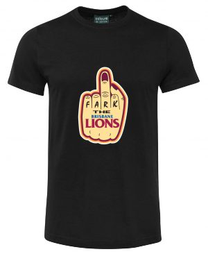 S1NFT Black Brisbane Lions Tshirt