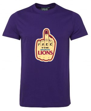 S1NFT Purple Brisbane Lions Tshirt