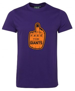 S1NFT Purple Fark GWS Giants Tshirt