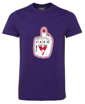 S1NFT Purple Fark Sydney Swans Tshirt