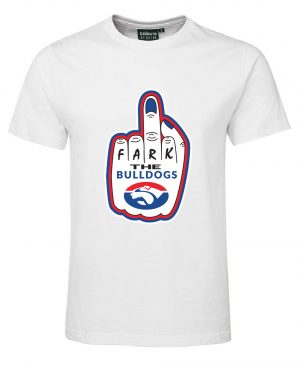 S1NFT White Fark Bulldogs Tshirt