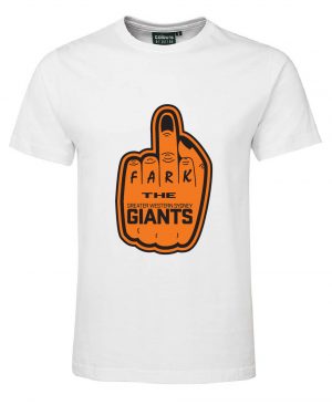 S1NFT White Fark GWS Giants Tshirt