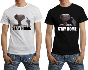 Tshirt Stay Home ET