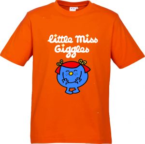 Little Miss Giggles Kids T10012 Kids Orange Top