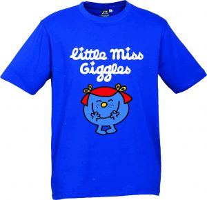 Little Miss Giggles Kids T10012 Kids Royal Blue Top