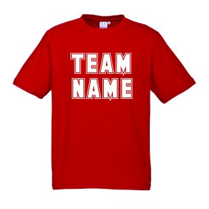 T10012 Red Tshirt Front Mockup