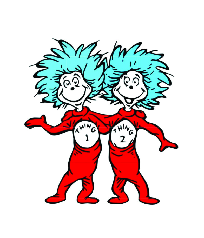 Thing 1 and thing 2 picture