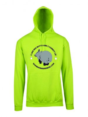 Wombat Awareness TP212H Hoodie Lime