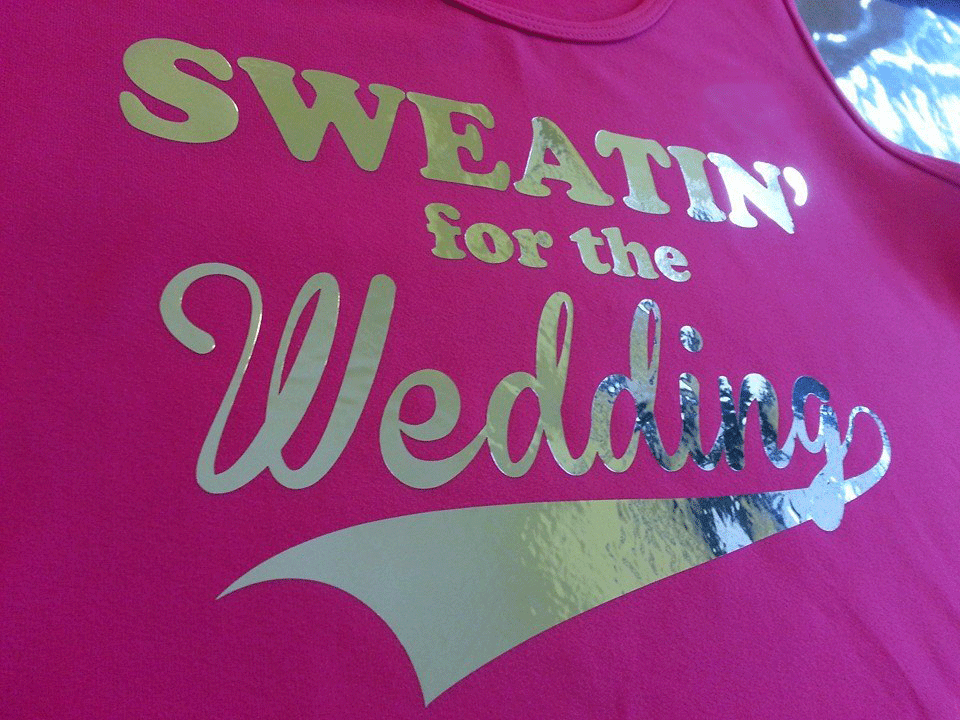 sweatin for the wedding 2